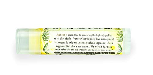 100% Natural Beeswax Lip Balm with Organic Oils (Sweet Honey, 4 pack)-VeraVaultWomen