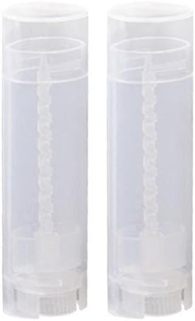 10PCS 4.5g/4.5ml Empty DIY Lip Tubes Holder Containers Vial Refillable PP Plastic Deodorant Crayon Travel Tube Pipe Bottle Lip Gloss Case DIY Lip Balm Gifts For Women Lady Girls(Transparent)-VeraVaultWomen
