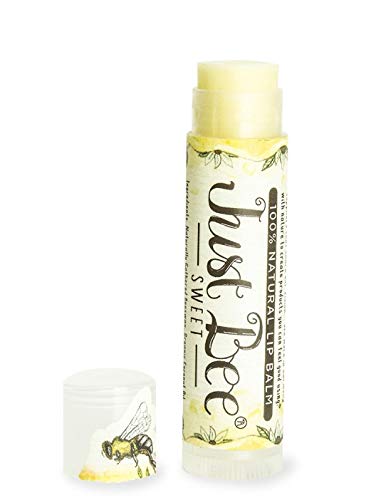 100% Natural Beeswax Lip Balm with Organic Oils (Sweet Honey, 4 pack)-VeraVaultWomen