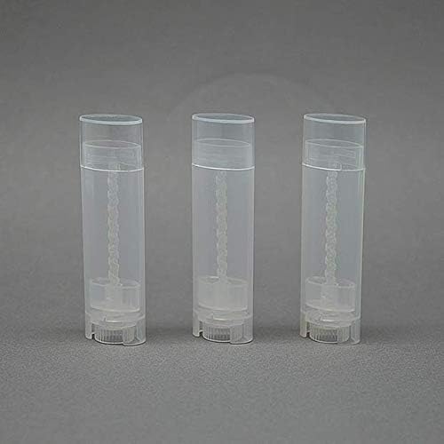 10PCS 4.5g/4.5ml Empty DIY Lip Tubes Holder Containers Vial Refillable PP Plastic Deodorant Crayon Travel Tube Pipe Bottle Lip Gloss Case DIY Lip Balm Gifts For Women Lady Girls(Transparent)-VeraVaultWomen