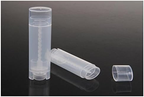 10PCS 4.5g/4.5ml Empty DIY Lip Tubes Holder Containers Vial Refillable PP Plastic Deodorant Crayon Travel Tube Pipe Bottle Lip Gloss Case DIY Lip Balm Gifts For Women Lady Girls(Transparent)-VeraVaultWomen