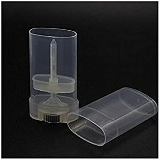 10PCS 15ml 0.5oz Clear Empty Plastic Oval DIY Lipstick Lip Balm Lip Gloss Tubes Deodorant Crayon Chapstick Tube Bottle Containers Oval Holder Case Pipe-VeraVaultWomen