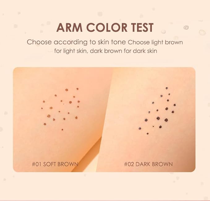 Freckle Pen Faux Freckle Pen Colour Pop Freckle Pen Supernaturally Realistic Freckles Makeup Brush Fantastic Freckles Pen Long-lasting Waterproof Soft-point Absorbent Pen For a Natural and Easy Makeup Look (soft brown)-VeraVaultWomen