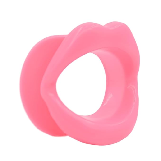 (2 Pack) Face Slimmer,Icanwin Silicone Rubber Face CareFace-Lift Slimmer Exercise Mouth Piece Muscle Anti Wrinkle Lip Trainer Mouth Massager Exerciser Mouthpiece