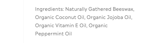 100% Natural Beeswax Lip Balm with Organic Oils (Cool Peppermint, 4 pack)-VeraVaultWomen