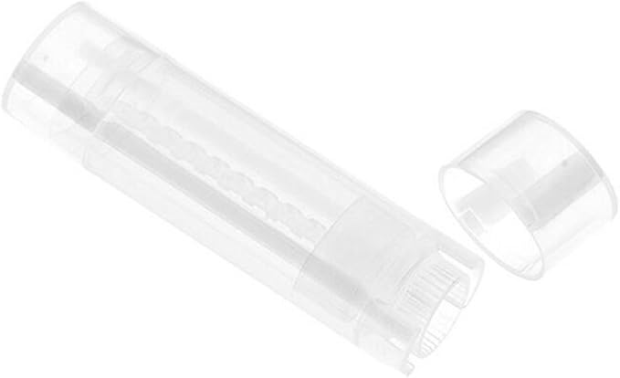 10PCS 4.5g/4.5ml Empty DIY Lip Tubes Holder Containers Vial Refillable PP Plastic Deodorant Crayon Travel Tube Pipe Bottle Lip Gloss Case DIY Lip Balm Gifts For Women Lady Girls(Transparent)-VeraVaultWomen