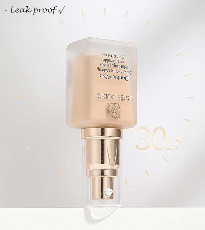 Chris.W 2Pack Foundation Pump for Estee Lauder Double Wear Foundation(Gold)-VeraVaultWomen