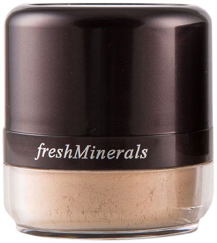 Mineral Powder Foundation, with puff, Freshcover, 6 Gram-VeraVaultWomen