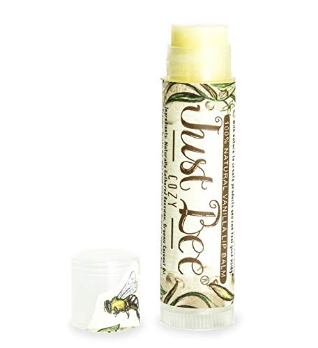 100% Natural Beeswax Lip Balm with Organic Oils (Cozy Vanilla, 4 pack)-VeraVaultWomen