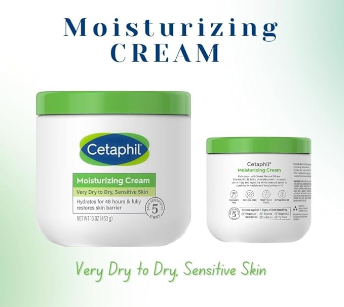 'Cetaphil' Hydrating Moisturizing Cream | The 'Ordinary' Hyaluronic Acid 1 oz. | Cleansing Gel 4 oz.-VeraVaultWomen