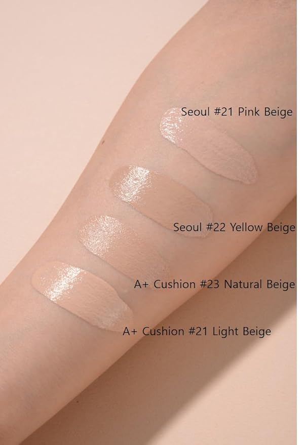 TROIAREUKE A+ Cushion Foundation (Shade 23) I Natural Coverage Foundation Makeup, Moisturizing Finish for Sensitive, Oily, Combination Skin, Skin Care Cushion I Korean Aesthetic Makeup-VeraVaultWomen