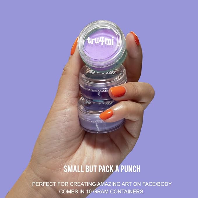 '-Water Activated Eyeliner -Wet Liner Makeup - Smudge Proof Face Body Paint Long Lasting Formula- “TruFresia” Light purple -10g/container
