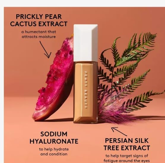 'Fenty Beauty by Rihanna We're Even Hydrating Longwear Waterproof Concealer - Your Skincare-Powered Solution to Dark Circles and Puffiness 0.30 oz / 9 ml (160W -light with warm peach undertones)