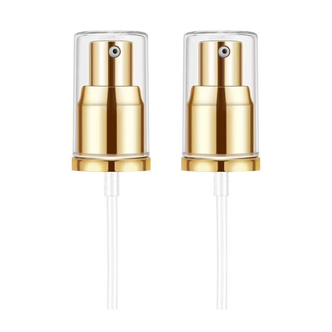 Chris.W 2Pack Foundation Pump for Estee Lauder Double Wear Foundation(Gold)-VeraVaultWomen
