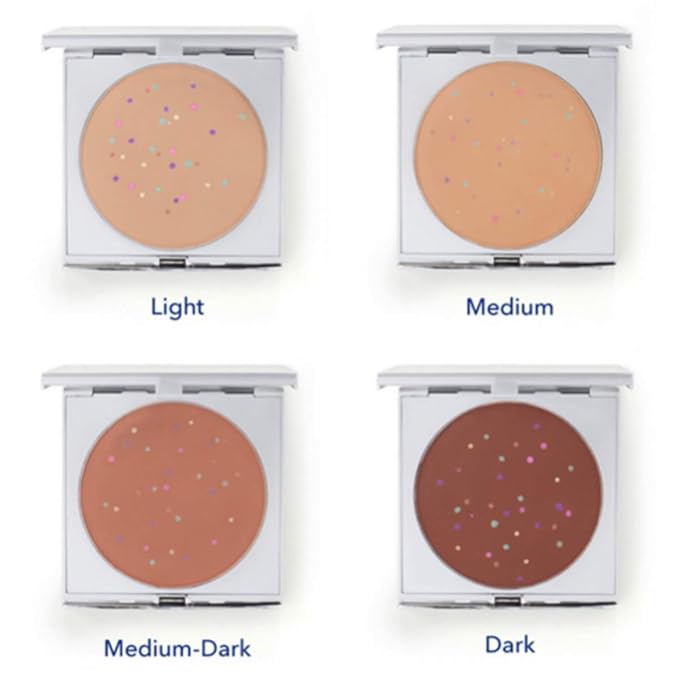 Magic Minerals by Jerome Alexander Jumbo Size Mineral Powder Foundation with Color Correctors, Antioxidant Skincare Formula (Medium Dark)-VeraVaultWomen