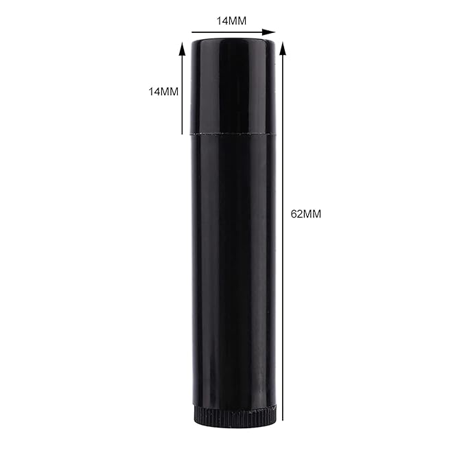 100Pc Empty Lip Balm Tubes with Cap, Small Lightweight, Use for Lip Gloss or Lip Balm Safe Plastic Material 5ml Volume Lipstick Tubes Plastic Lip Balm Containers Tubes-VeraVaultWomen