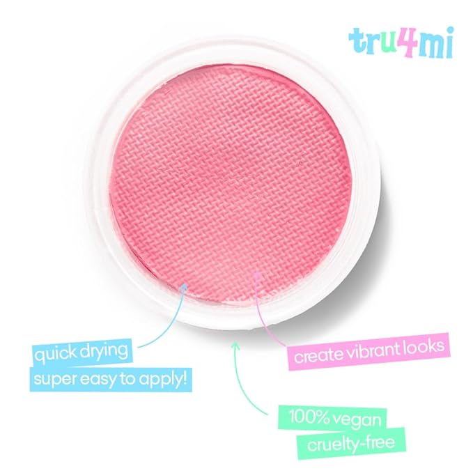 '-Water Activated Eyeliner -Wet Liner Makeup - Smudge Proof Face Body Paint Long Lasting Formula- “TruCupid” Pink -10g/container
