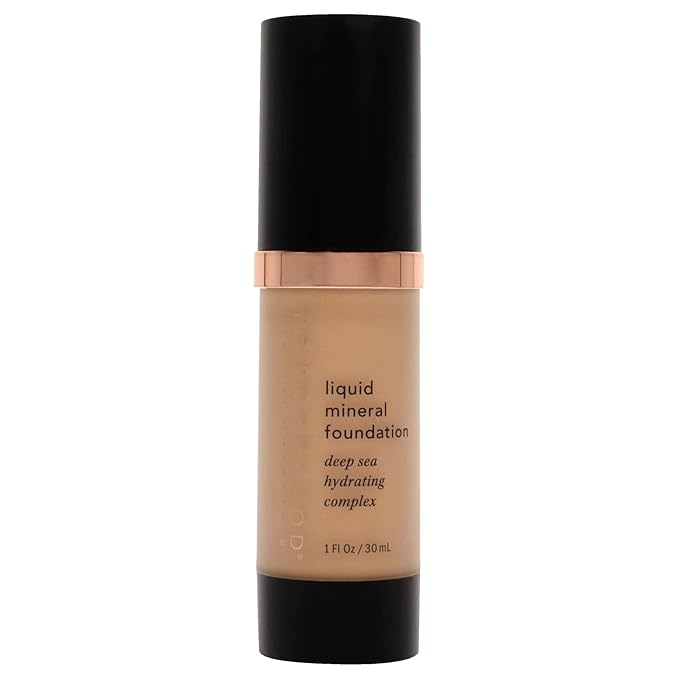 Youngblood Liquid Mineral Foundation, Sun Kissed | Lightweight, Dewy Full Coverage Makeup for Dry Skin | Poreless, Flawless Tinted Glow | Vegan, Cruelty Free, Gluten-Free-VeraVaultWomen