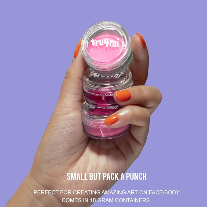 '-Water Activated Eyeliner -Wet Liner Makeup - Smudge Proof Face Body Paint Long Lasting Formula- “TruErica” Magenta -10g/container