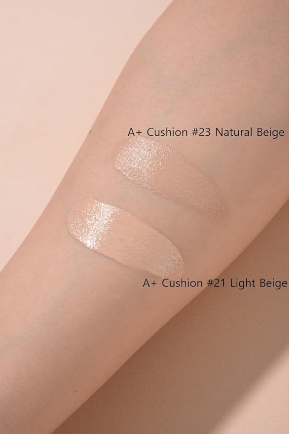TROIAREUKE A+ Cushion Foundation (Shade 21) I Natural Coverage Foundation Makeup, Moisturizing Finish for Sensitive, Oily, Combination Skin, Skin Care Cushion I Korean Aesthetic Makeup-VeraVaultWomen