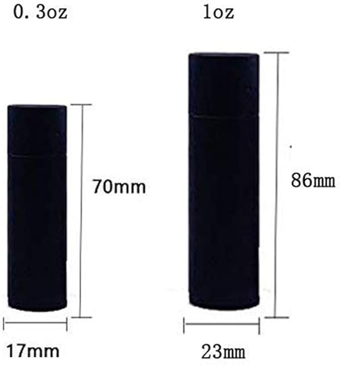10 Pcs 1oz Cardboard Lip Balm Tubes Kraft Paper Lipstick Tube Empty Lip Gloss Containers Refillable Chapstick Container Round Paper Solid Tube for DIY Cosmetic Samples Lotion Deodorant,Brown-VeraVaultWomen