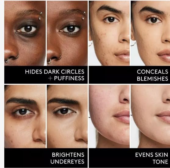'Fenty Beauty by Rihanna We're Even Hydrating Longwear Waterproof Concealer - Your Skincare-Powered Solution to Dark Circles and Puffiness 0.30 oz / 9 ml (160W -light with warm peach undertones)-VeraVaultWomen