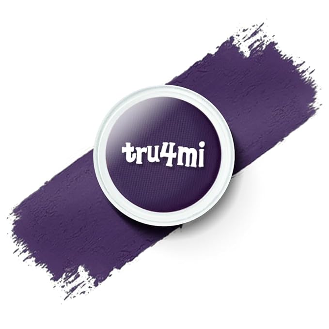 '-Water Activated Eyeliner -Wet Liner Makeup - Smudge Proof Face Body Paint Long Lasting Formula- “TruAmethyst” Dark purple -10g/container