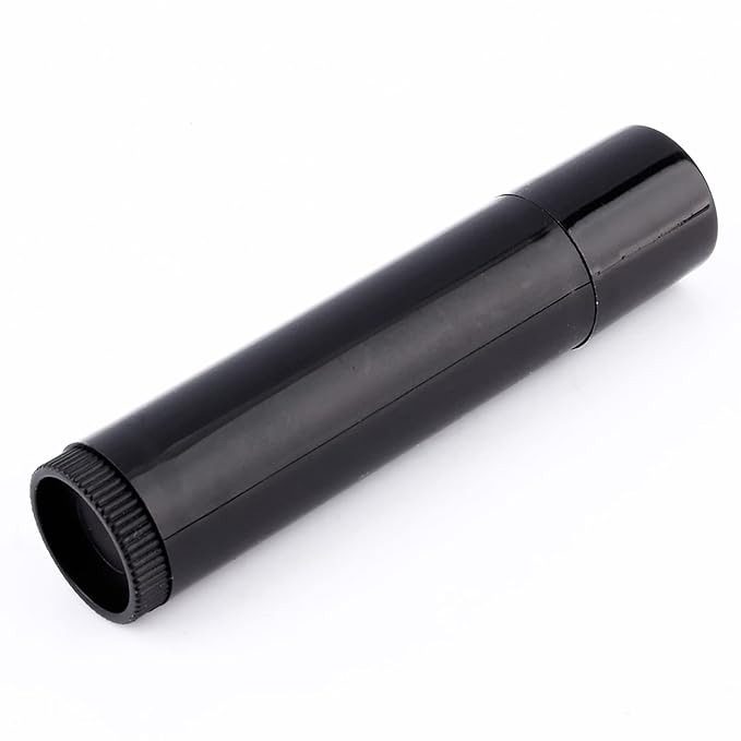 100PCS 5ml Chapstick Containers,Empty Lip Balm Tubes Empty Chapstick Tubes Clear Black White Empty Lipstick Lip Balm Container Tube-VeraVaultWomen
