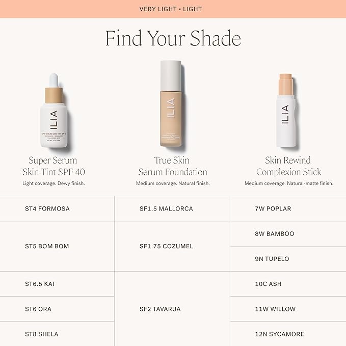ILIA - Skin Rewind Complexion Stick - Foundation + Concealer + Skincare | Non-Toxic, Vegan, Cruelty-Free, Clean Makeup (9N - Tupelo, 0.35 oz | 10 g)-VeraVaultWomen