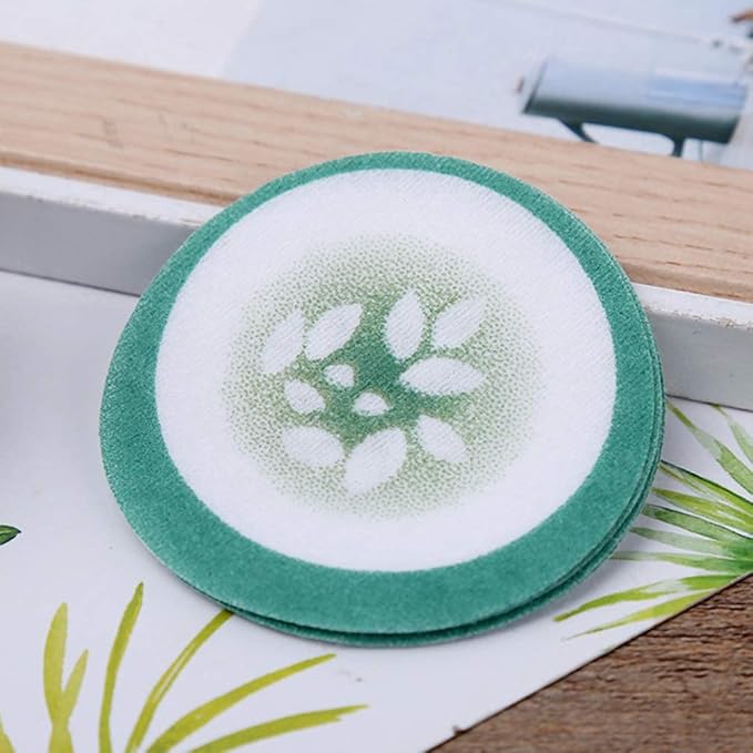100pcs Under Eye Pads Disposable Cucumber Print Non-Woven Eye Patches Eyelash Pad DIY Eye Care Tool for Home Travel and Salon-VeraVaultWomen