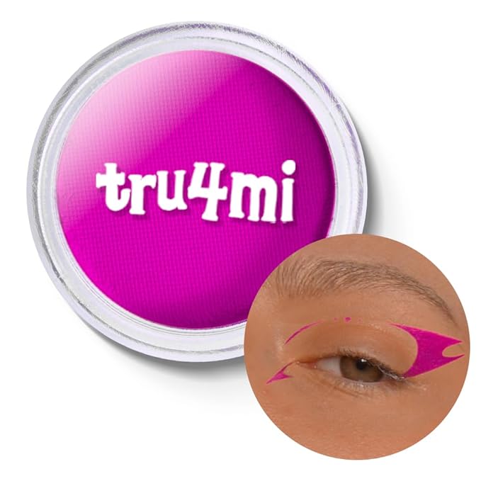 '-Water Activated Eyeliner -Wet Liner Makeup - Smudge Proof Face Body Paint Long Lasting Formula- “TruErica” Magenta -10g/container