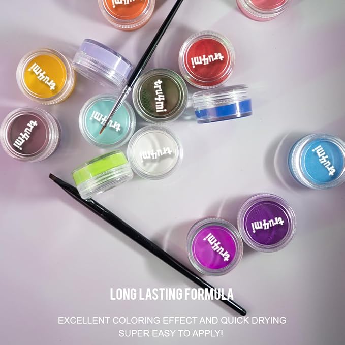 '-Water Activated Eyeliner -Wet Liner Makeup - Smudge Proof Face Body Paint Long Lasting Formula- “TruErica” Magenta -10g/container