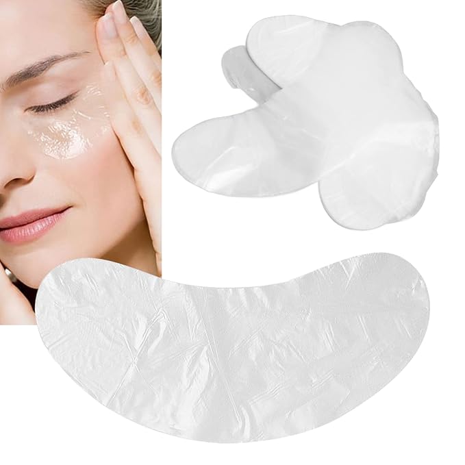 100pcs Under Eye Patches, Disposable DIY Eye Paper, Disposable Eye Skin Care Pads Promote Absorption Water Locking Beauty Salon Eye Sheet for Moisturizing Beauty Makeup Tools-VeraVaultWomen