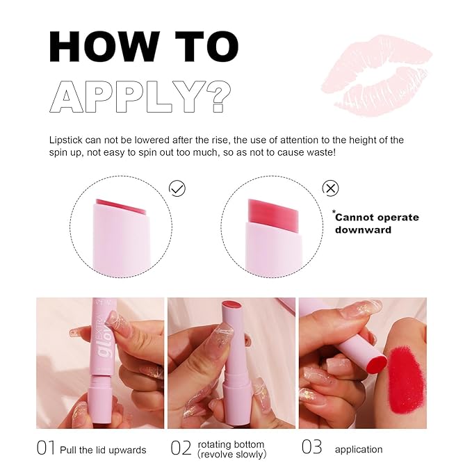 MAEPEOR Nourishing Lip Balm 8 Colors Smooth Moisturizing Lip Glow Gloss Non-Sticky and Long-lasting Hydrating Jelly Lip Balm for Women and Girls (Color 05)-VeraVaultWomen