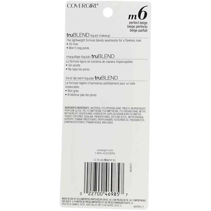 Covergirl Trublend Liquid Makeup, Perfect Beige, 5 Ounce-VeraVaultWomen