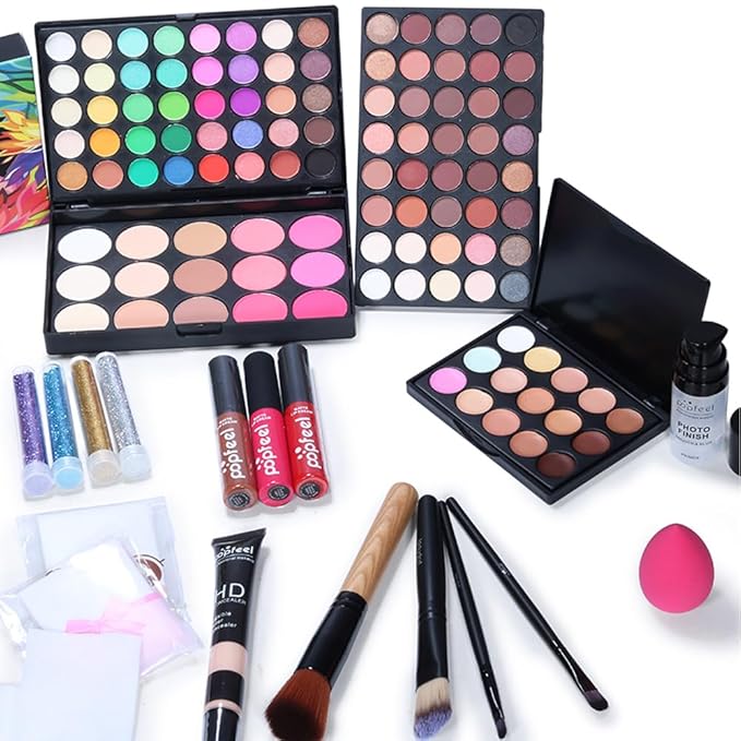 Makeup Kit All In One Makeup Kit,Multipurpose Makeup Set Full Makeup Essential Starter Kit for Beginners Pros Makeup Gift Set for girl or Women-VeraVaultWomen