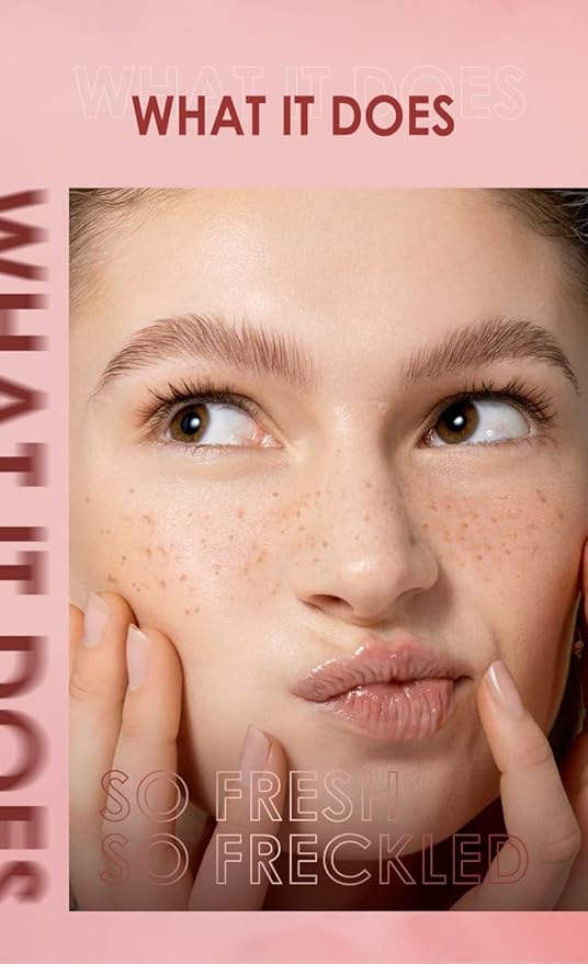 Freckle Pen Faux Freckle Pen Colour Pop Freckle Pen Supernaturally Realistic Freckles Makeup Brush Fantastic Freckles Pen Long-lasting Waterproof Soft-point Absorbent Pen For a Natural and Easy Makeup Look (soft brown)-VeraVaultWomen