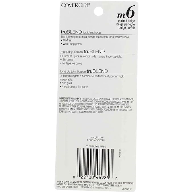 Covergirl Trublend Liquid Makeup, Perfect Beige, 5 Ounce-VeraVaultWomen