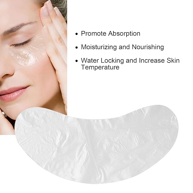 100 Pcs DIY Disposable Eye Pad Patch Dark Circles Under Eye Patches Promote Water Absorption Blocking Disposable Eye Skin Care Pads Skin Treatment For Wrinkles Eye Mask Pads For Dark Circles-VeraVaultWomen
