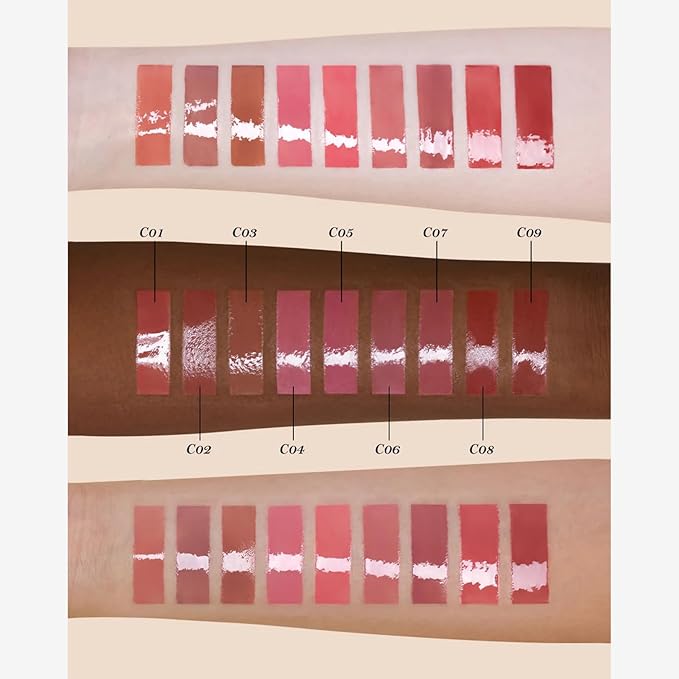 Flower Knows Butterfly Cloud Collar Glossy Lipstick,Hydrating Solid Lip Gloss,Moisturizing Nude Tinted Lip Balm,Long Lasting Lip Gloss in Balm for Girls&Women,Vegan & Cruelty-Free(C03 Sandalwood)