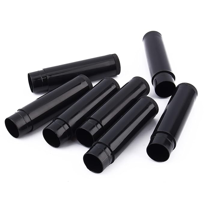 100Pc Empty Lip Balm Tubes with Cap, Small Lightweight, Use for Lip Gloss or Lip Balm Safe Plastic Material 5ml Volume Lipstick Tubes Plastic Lip Balm Containers Tubes-VeraVaultWomen