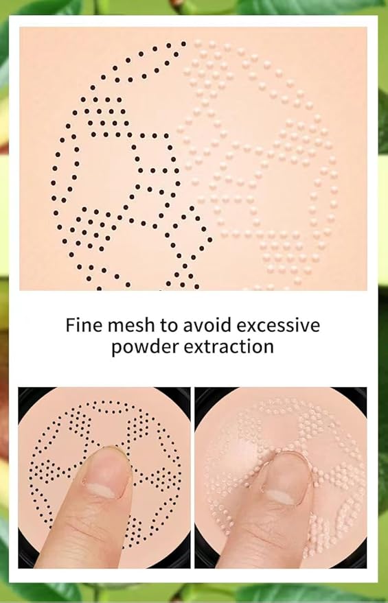 Mushroom Head Air Cushion BB Cream Foundation Cream for Face Makeup Concealer Cushion for Face Comestics Make Up Cushion Compact Ivory-VeraVaultWomen
