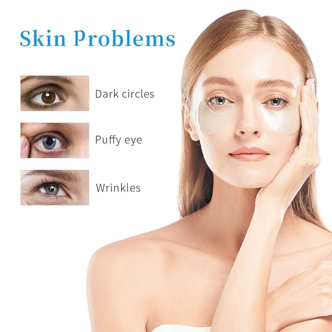 '+WIS+ Under Eye Patches, Collagen Eye Mask for Eye Moisturizing, Dark Circles, Wrinkles, Eye Gel Pads, Firming Eye Mask, Under Eye Bags, Eye Skin Care Pads With Collagen 30 Pairs-VeraVaultWomen