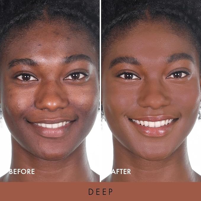 Wander Beauty Wanderlust Powder Foundation - Deep - Blurs and Evens Skin Tone - Perfects and Hydrates With Hyaluronic Acid, Aloe, Honeysuckle, & Vitamin E - Lightweight, Buildable Coverage - 0.31 oz-VeraVaultWomen