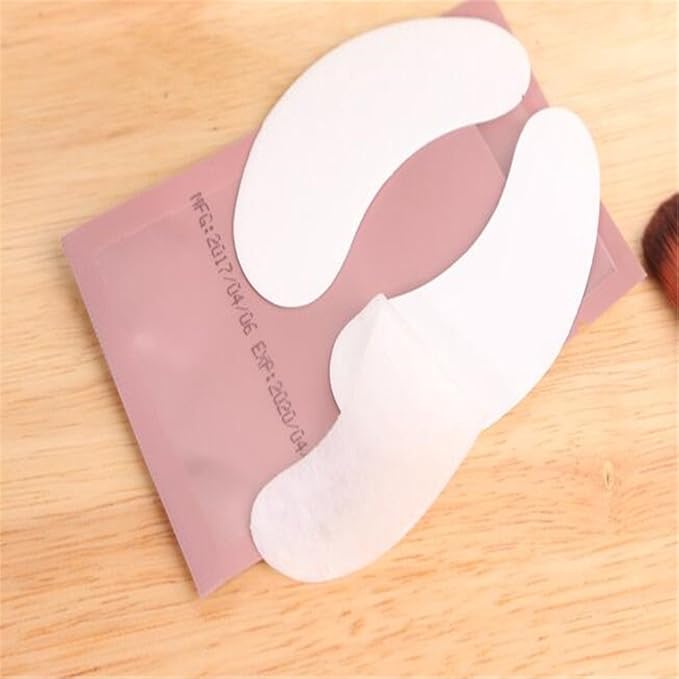100 Pairs Set,Eye Gel Patches,Under Eye Pads Lint Free Lash Extension Eye Gel Patches for Eyelash Extension (pink)-VeraVaultWomen