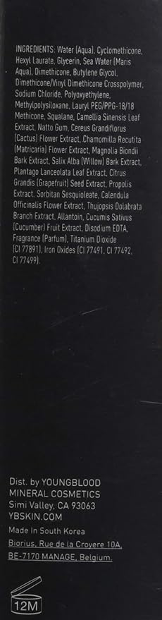 Youngblood Liquid Mineral Foundation, Sand, 17 Shades, Vegan, Cruelty-Free, Gluten-Free-VeraVaultWomen