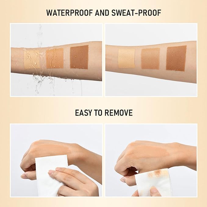 118ml Airbrush Legs, Leg Makeup Lotion, Body Makeup, Waterproof Long Lasting Full Coverage Lightweight Leg Body Cosmetic for Wedding (1#)-VeraVaultWomen
