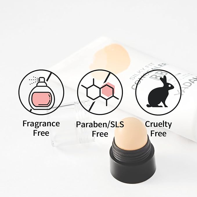 YADAH Silky Fit Concealer BB Cream (23 Natural Beige, 1.18fl oz) - 2-in-1 Korean Makeup for Flawless Skin, Tinted Moisturizer for Blemish Cover. Long-Lasting, All-Day Wear.-VeraVaultWomen
