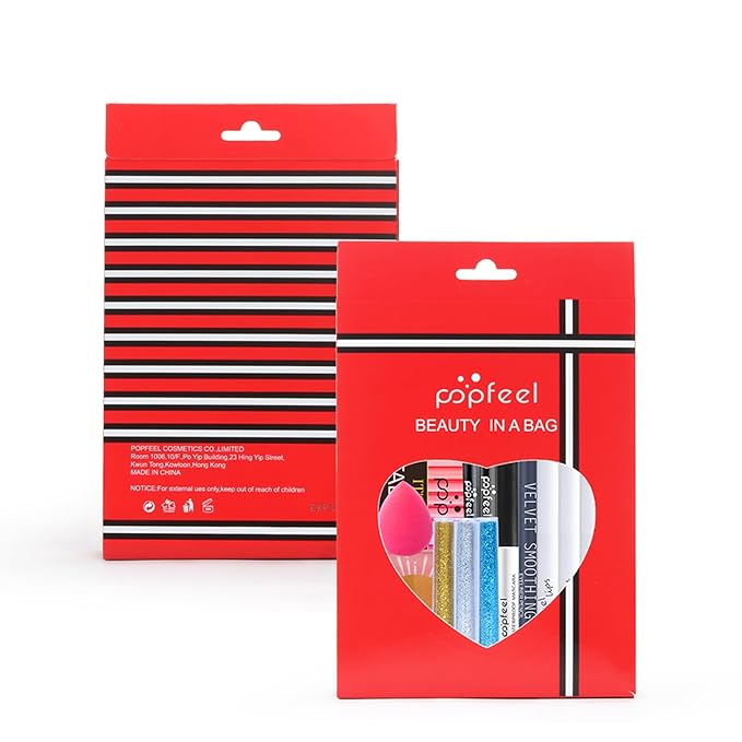 Makeup Kit for Teens, Makeup Starter Kit for Teens with Gift Bag, Matte Glitter Shadow Palette, Lipstick Set, Eyebrow Pen, Black Mascara, Shimmer Powder etc, Birthday Gifts for Women Girls-VeraVaultWomen