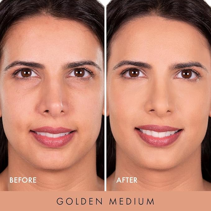 Wander Beauty Wanderlust Powder Foundation - Golden Medium - Blur & Even Skin Tone - Perfect & Hydrate With Hyaluronic Acid, Aloe, Honeysuckle, & Vitamin E - Lightweight, Buildable Coverage - 0.31 oz-VeraVaultWomen